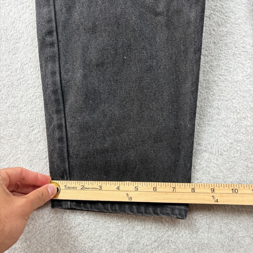 Vintage Levi's Jeans Mens 38x32 Black 560 Loose Fit Tapered Leg 90s Made‎ USA - Picture 10 of 10